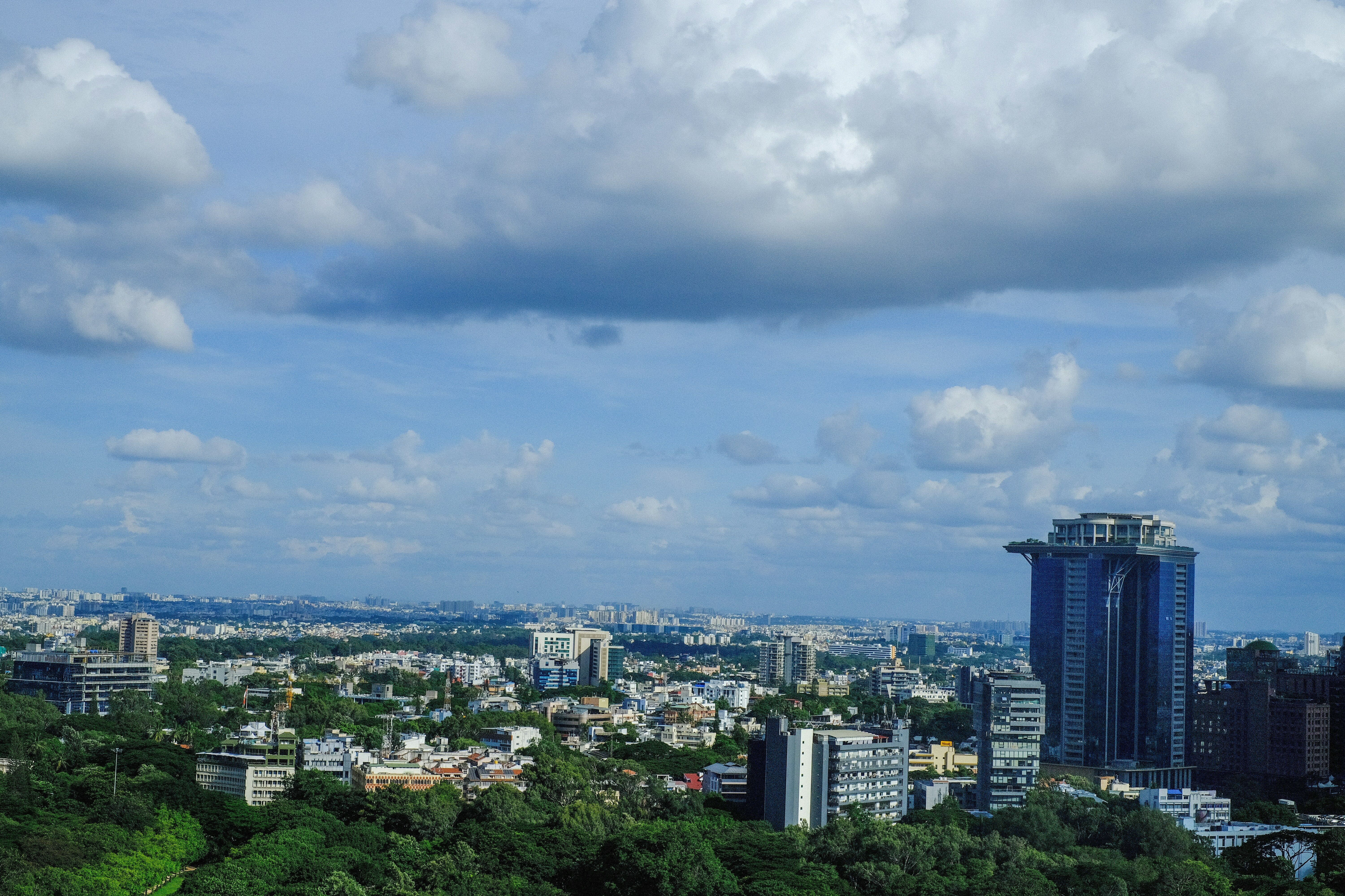 Panoramic view of Bangalore as an emerging tech hub