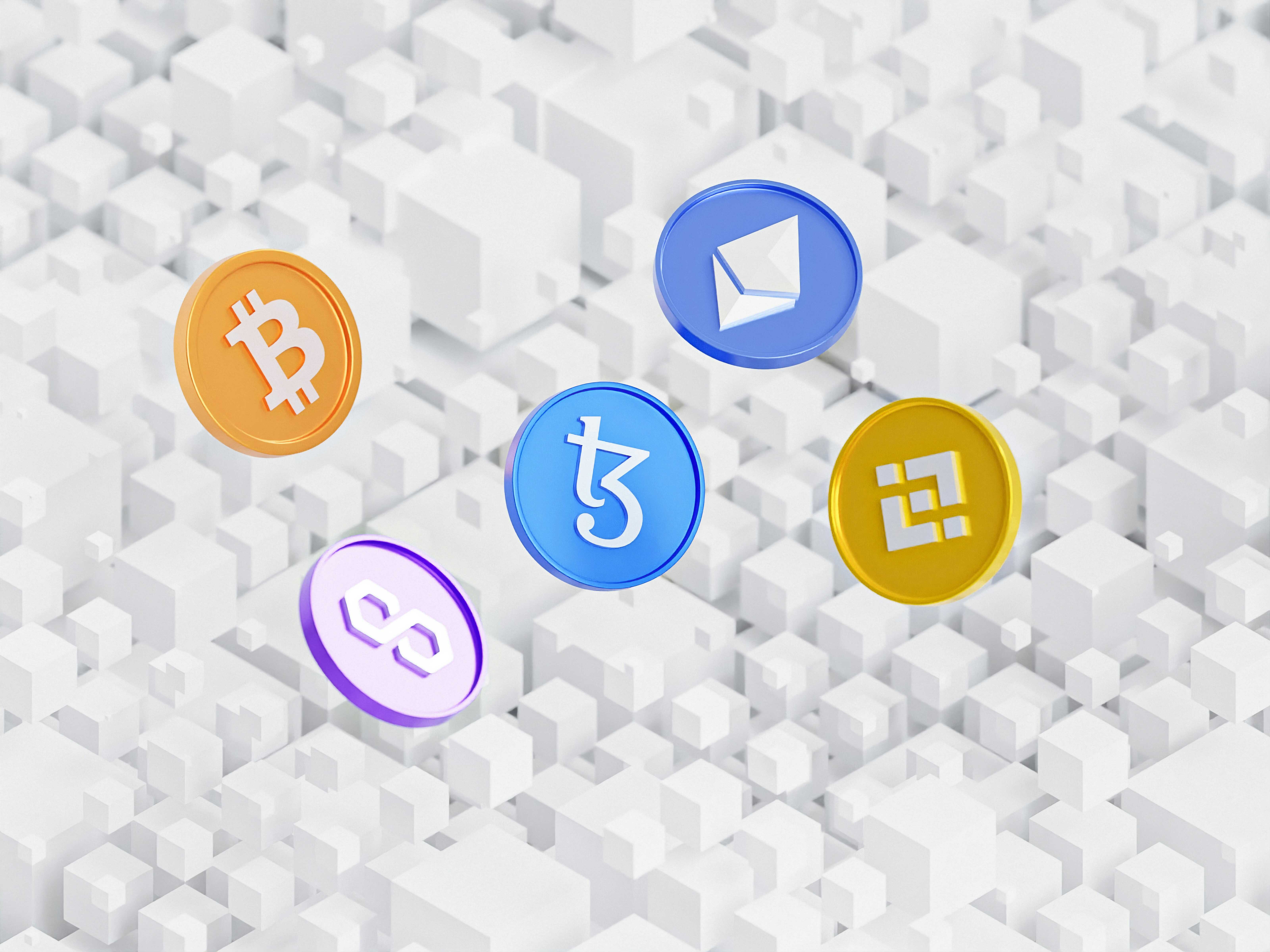 Various digital icons representing IT services and support
