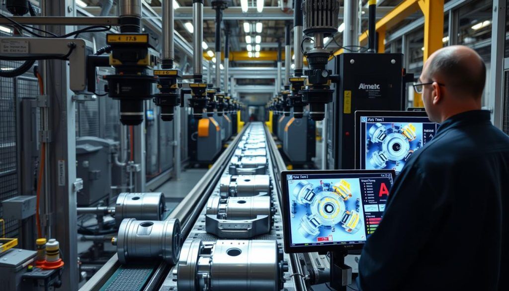 AI-drevet visuelt inspeksjonssystem som oppdager overflatedefekter på bilkomponenter