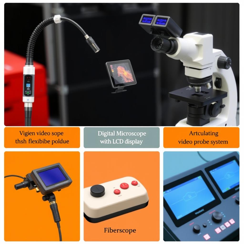 Avanserte optiske instrumenter for visuell fjerninspeksjon, inkludert boreskoper og videosonder