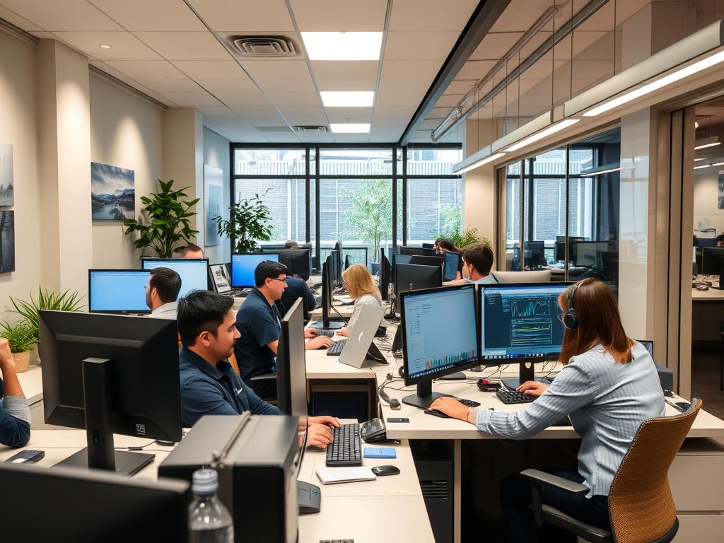 Financial services firm maintaining operations during natural disaster