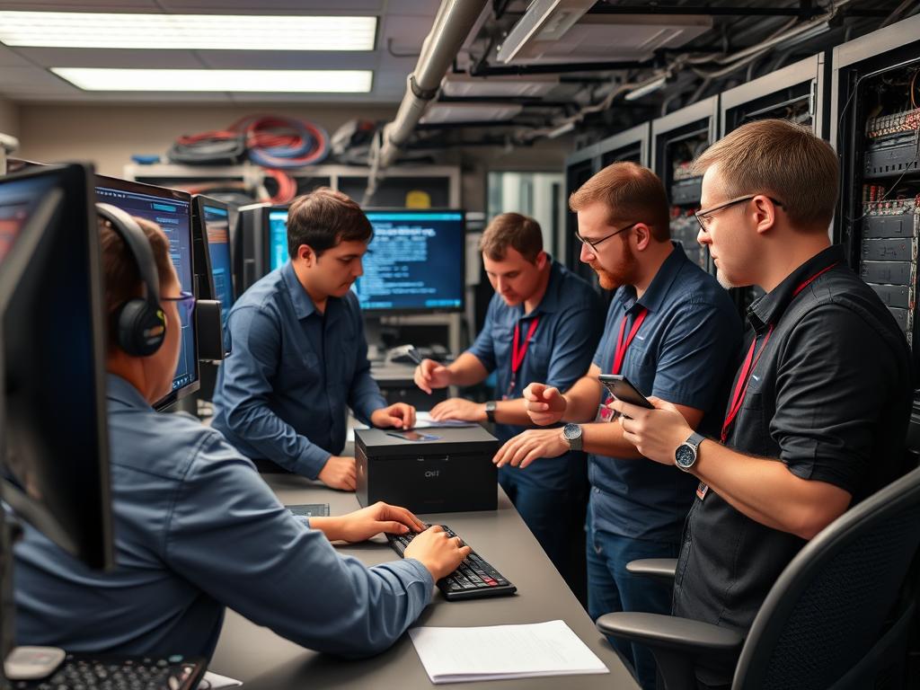 Opsio-team genomför molnmigrering mellan lokala och molnbaserade miljöer Opsio-team genomför molnmigrering mellan lokala och molnbaserade miljöer