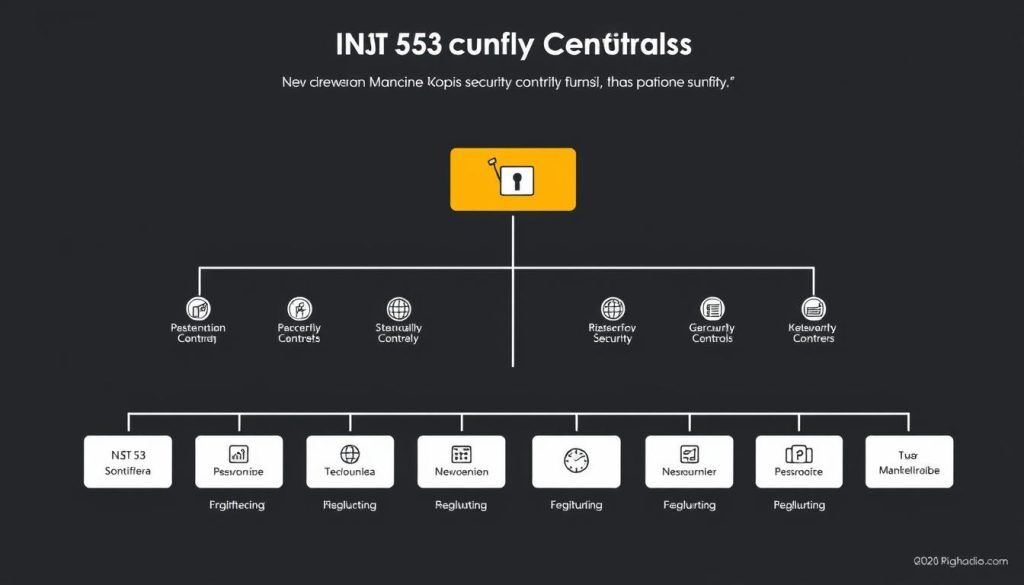 NIST 800-53 säkerhetskontroller kategoriserade i olika familjer