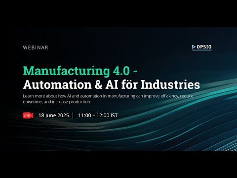 Manufacturing 4.0 : AI & Automation for the Industry