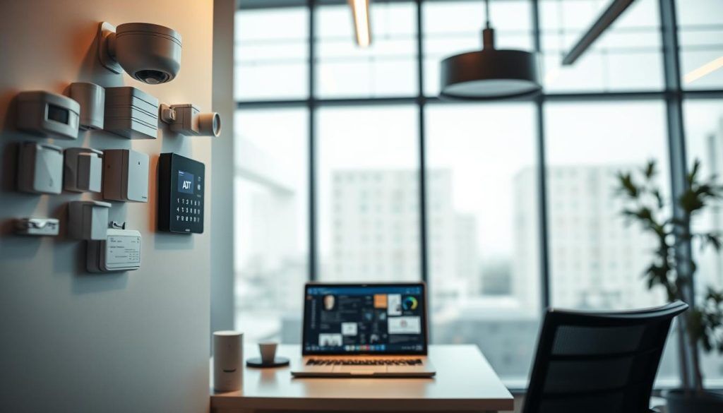 ADT business security equipment