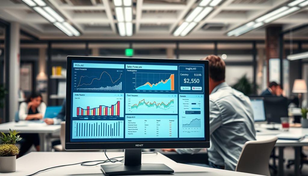 What is the role of AI in sales forecasting?