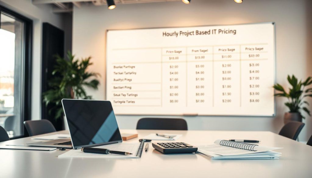 hourly and project-based IT pricing
