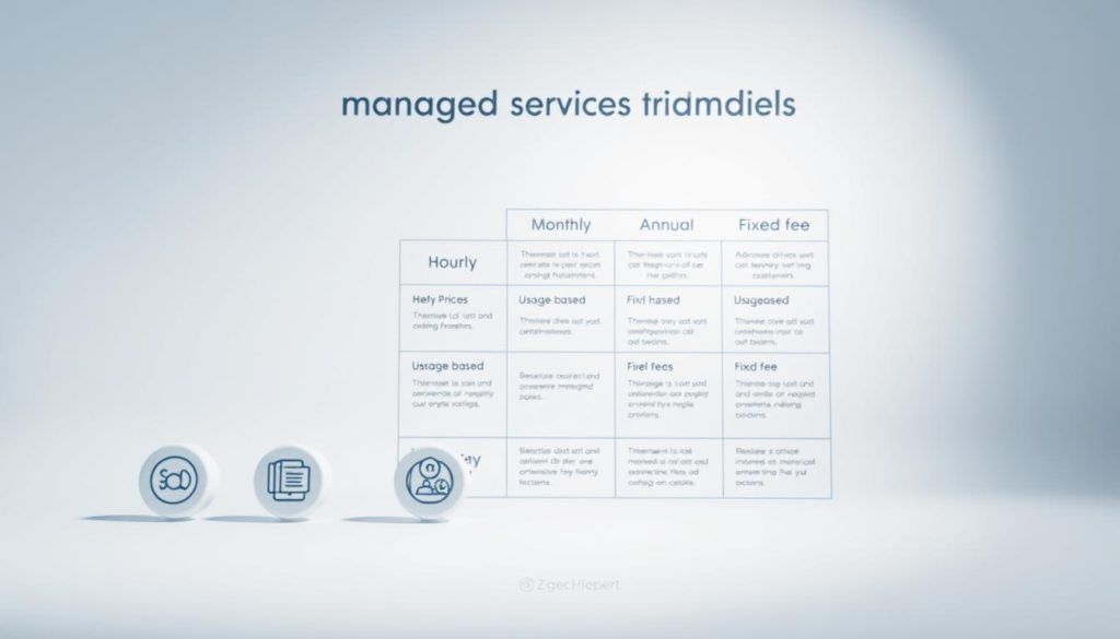 managed services pricing models