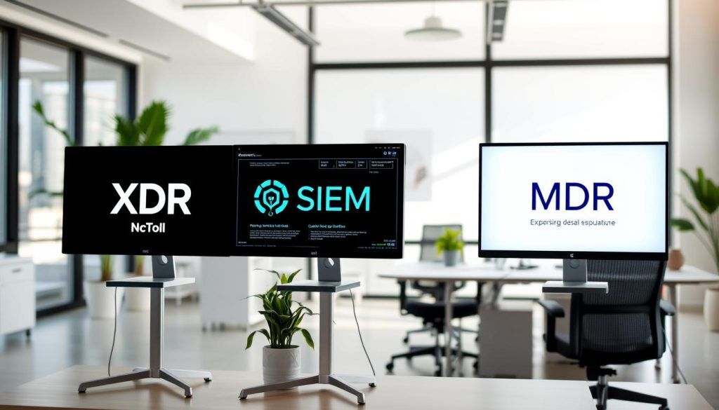 xdr siem mdr comparison