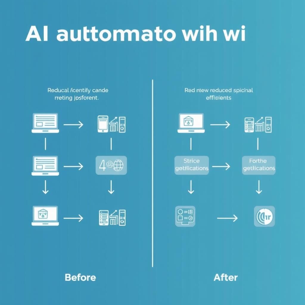 AI-optimized operations workflow showing process automation AI-optimized operations workflow showing process automation