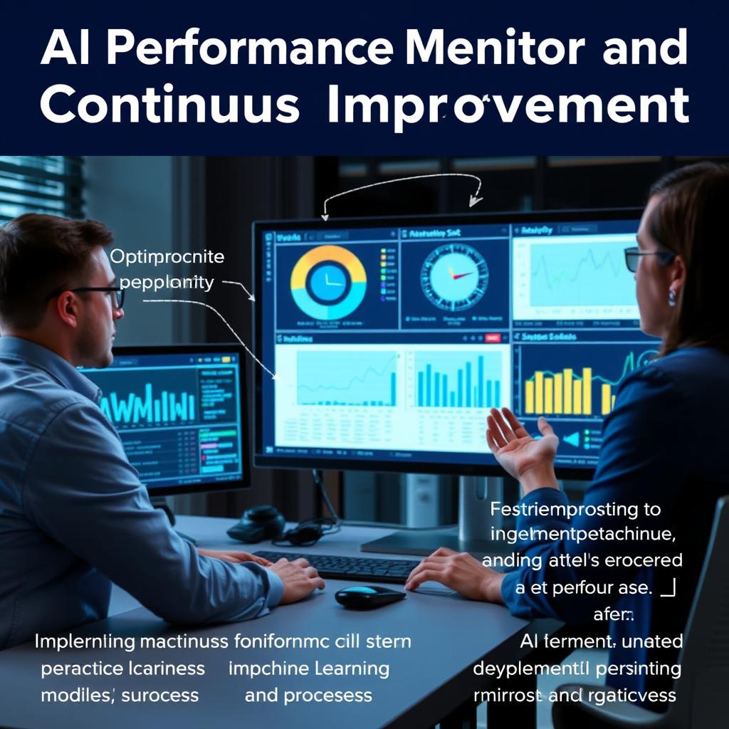 AI performance monitoring and continuous improvement cycle