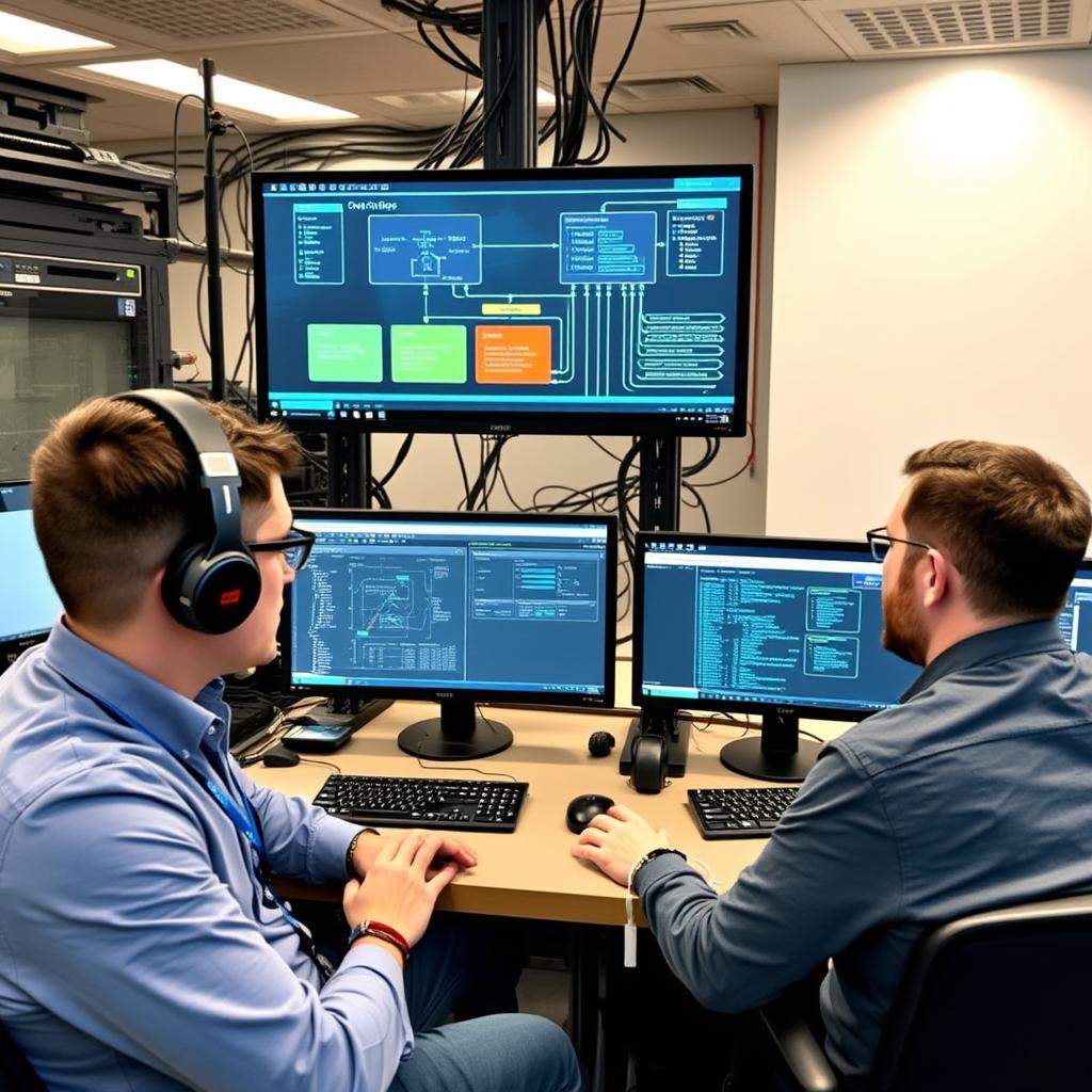 AI system deployment and integration with existing business systems