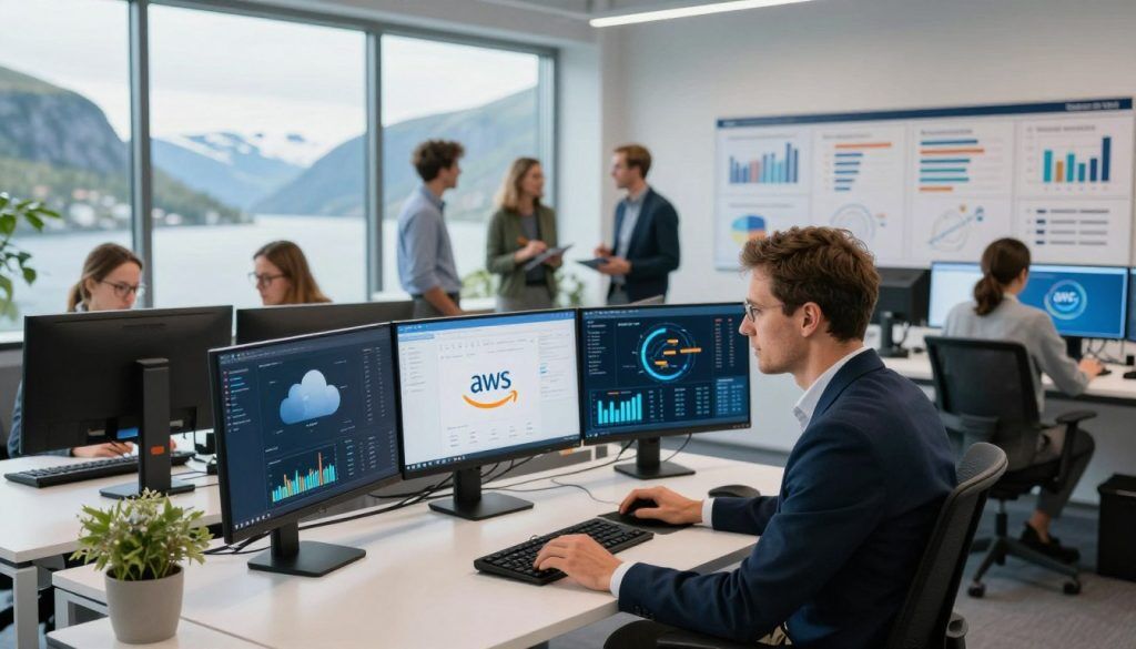 AWS overvåkningstjenester Norge implementering og verktøy