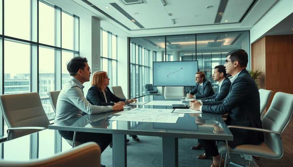 Beslutsfattare diskuterar Kubernetes-strategi i styrelserum