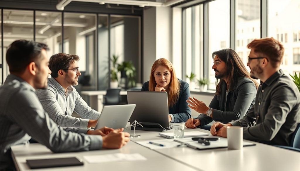 DevOps-team som använder AI för att optimera CI/CD-pipelines