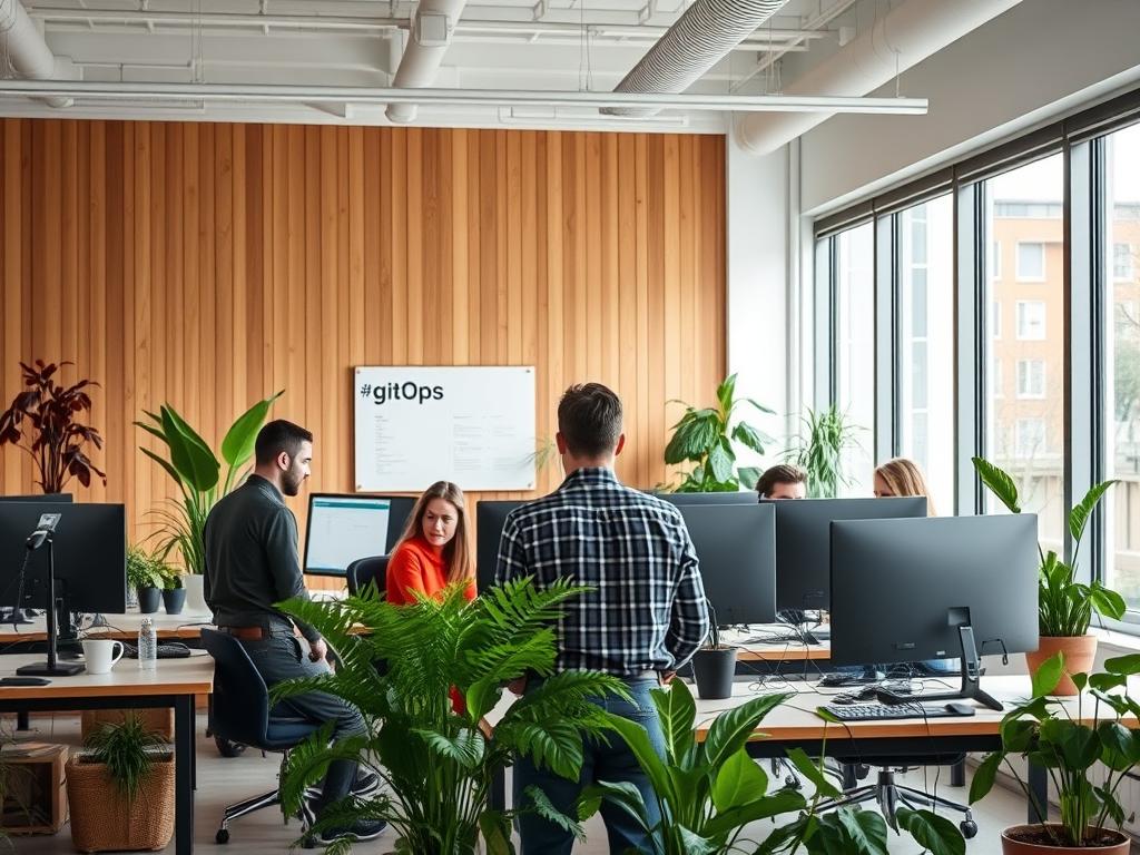 Företag som implementerar GitOps i kontorsmiljö