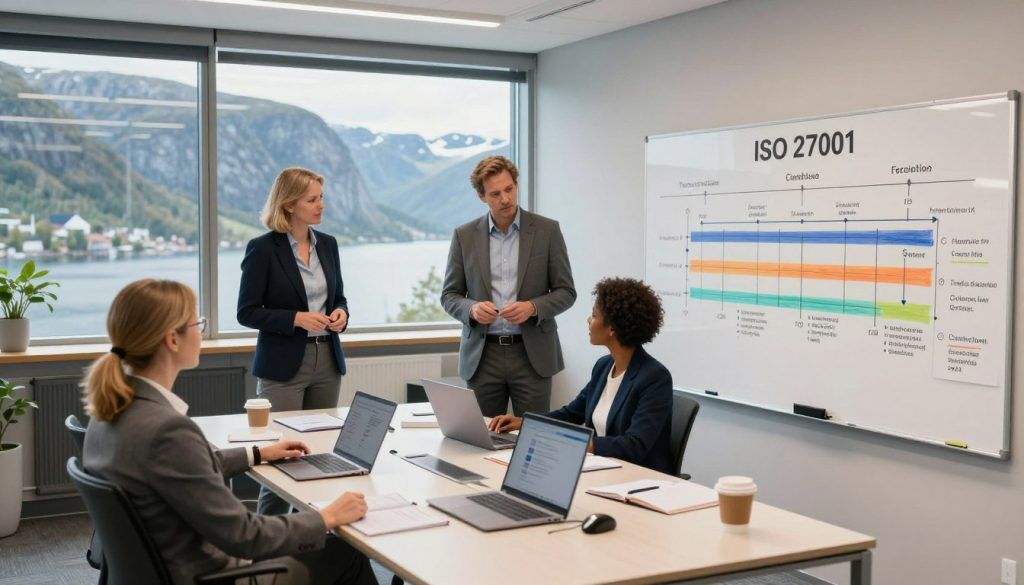 ISO 27001 revisjon Norge tidsplan