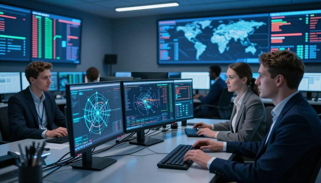 IT-sikkerhet overvåking døgnet rundt cybersikkerhet kontinuerlig beskyttelse