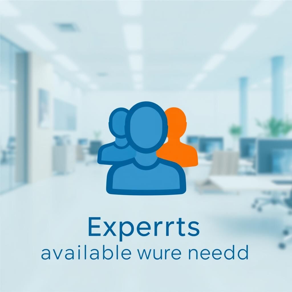 Ikon som representerer eksperter tilgjengelig ved behov