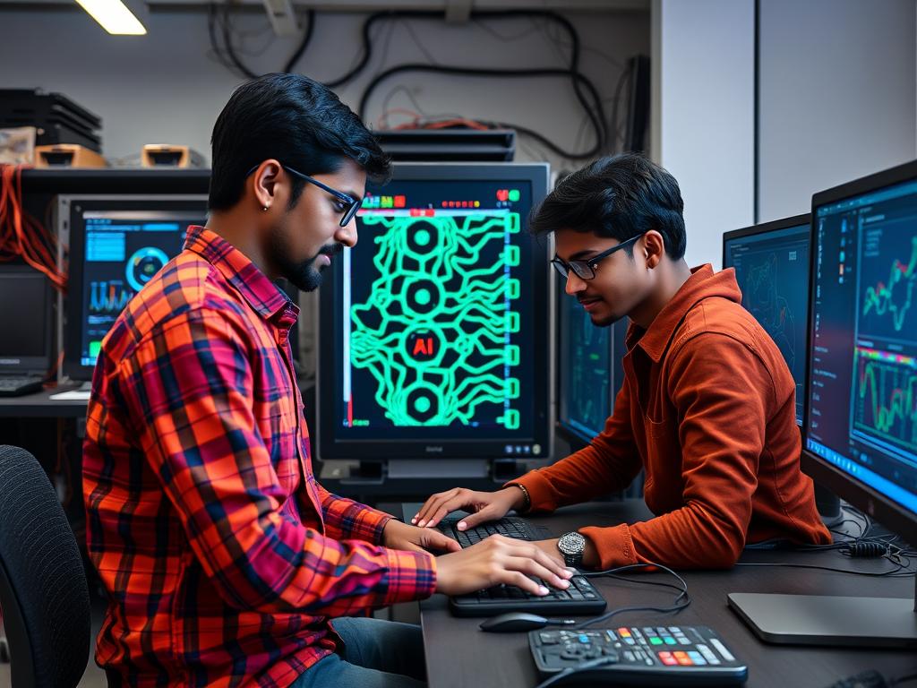 Indian AI engineers working with cutting-edge technology