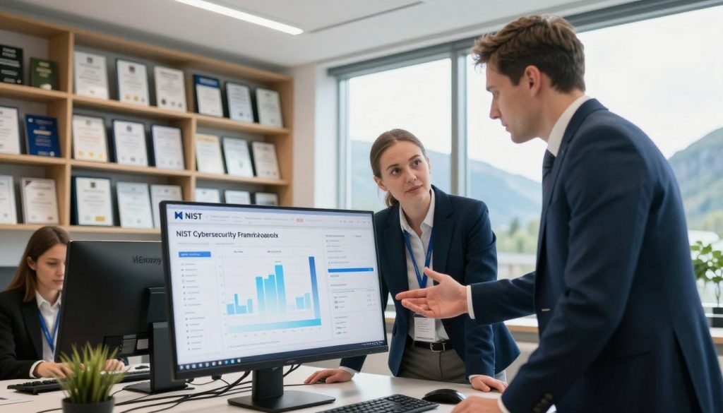 NIST Cybersecurity Framework compliance Norge sertifisering