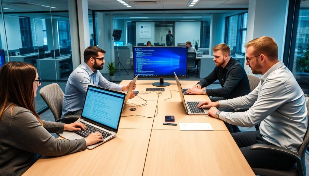 Opsio-team som utfører penetrasjonstesting for en norsk virksomhet Opsio-team som utfører penetrasjonstesting for en norsk virksomhet