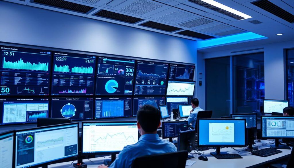 Overvåkningssenter for Azure med dashboards som viser sanntidsdata