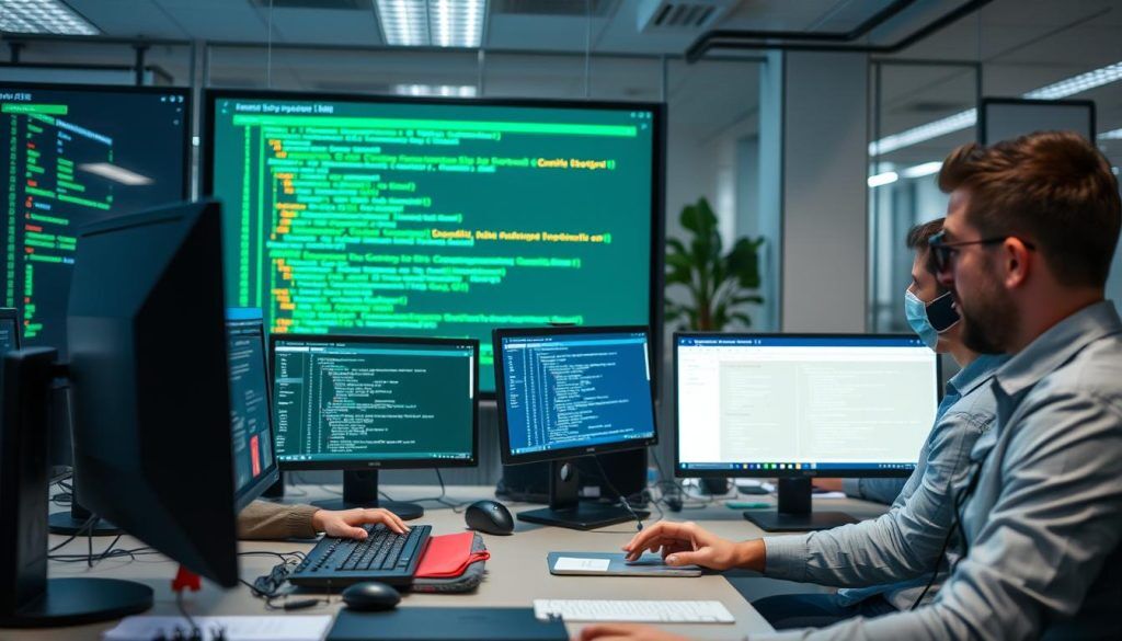 Penetrationstest för DORA compliance genomförs i kontorsmiljö