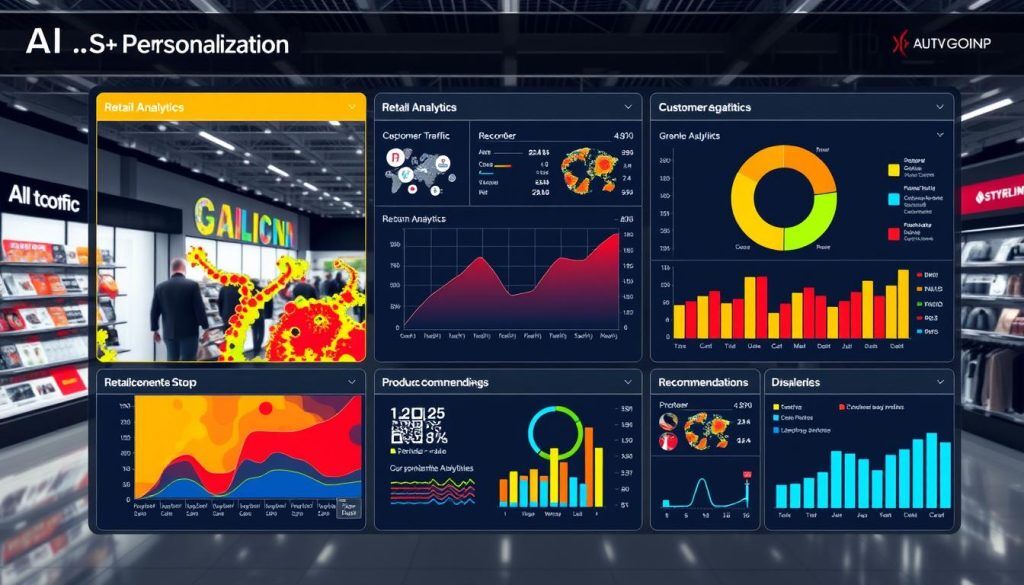 Retail personalization AI analyzing customer behavior