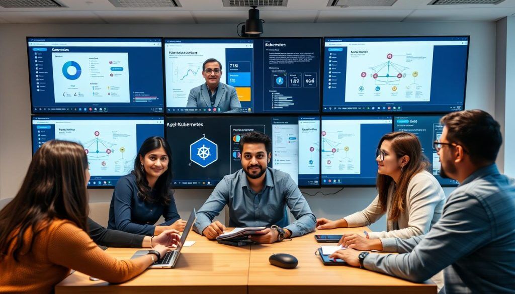 Team of Kubernetes Consultant Bangalore professionals working with US client