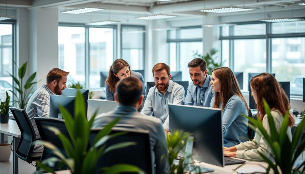 Team som arbetar med AIOps-plattform för att minska larmöverflöd