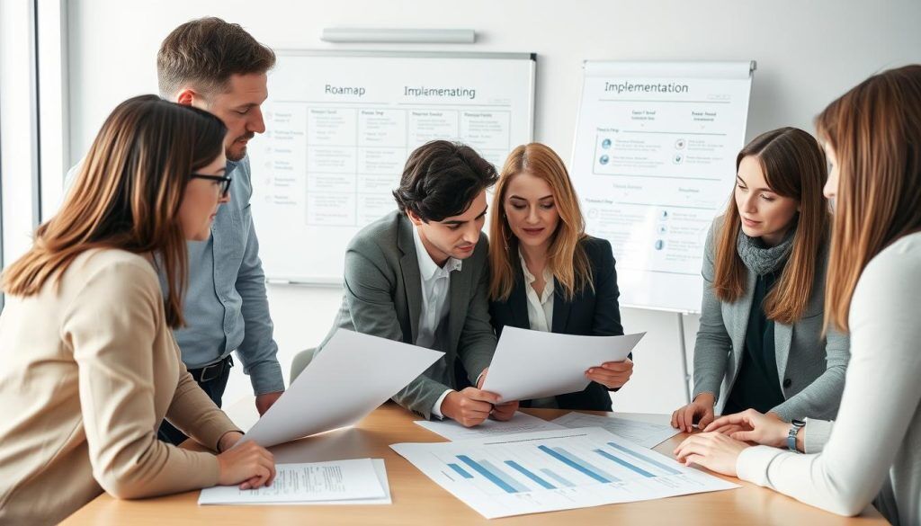 Team som planlegger implementering av FinOps kostnadsstyring skyen i norsk virksomhet Team som planlegger implementering av FinOps kostnadsstyring skyen i norsk virksomhet