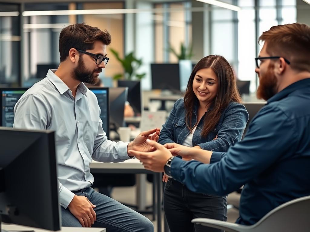 Utvecklare och AI som samarbetar med tydliga roller