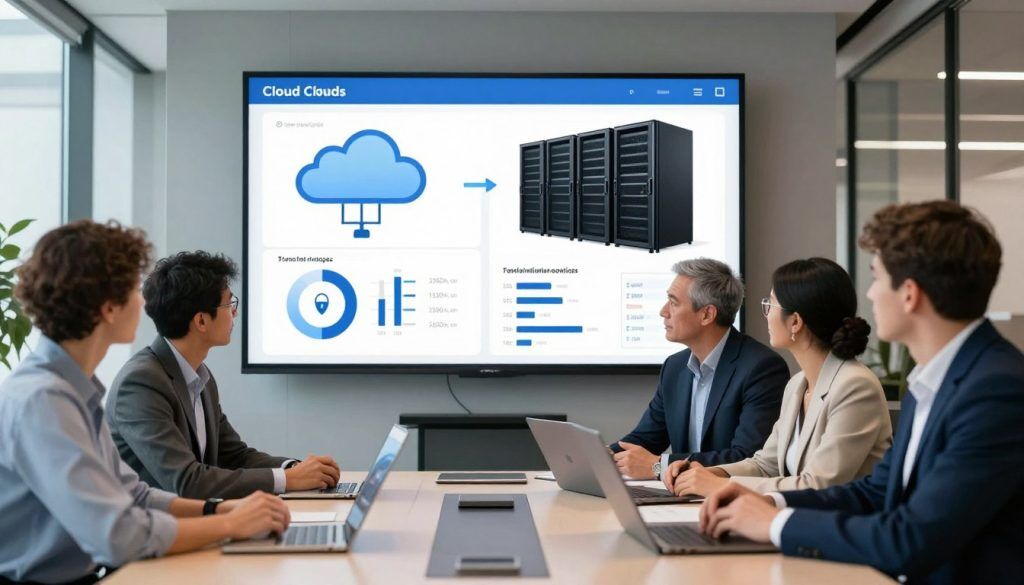 sammenligning cloud og on-prem ytelse og sikkerhet