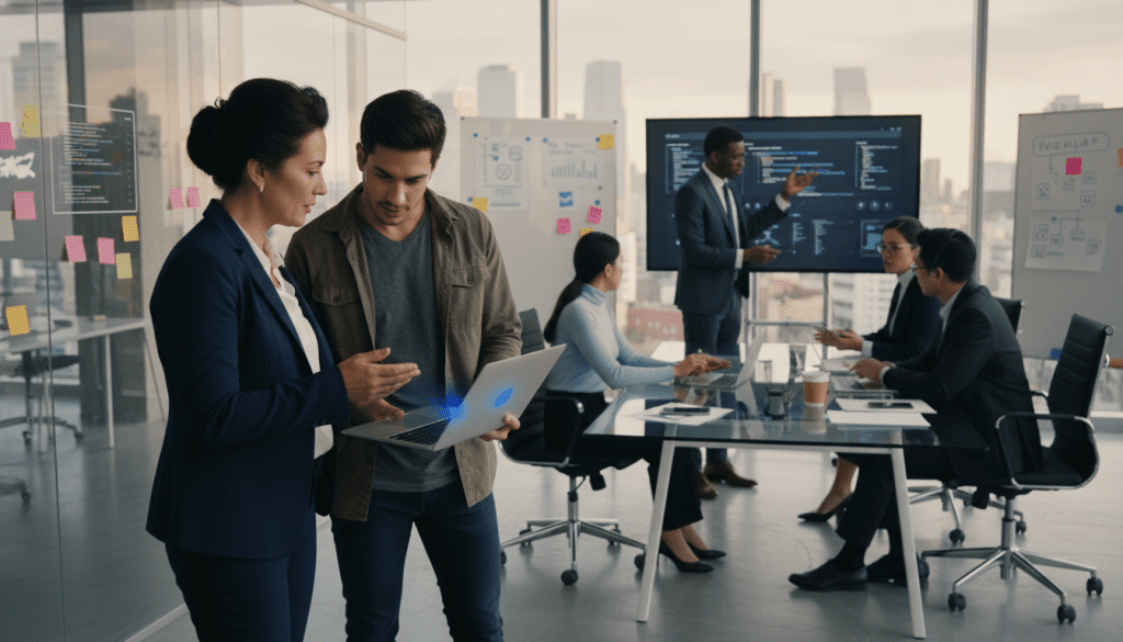 teknologieksperter samarbeid