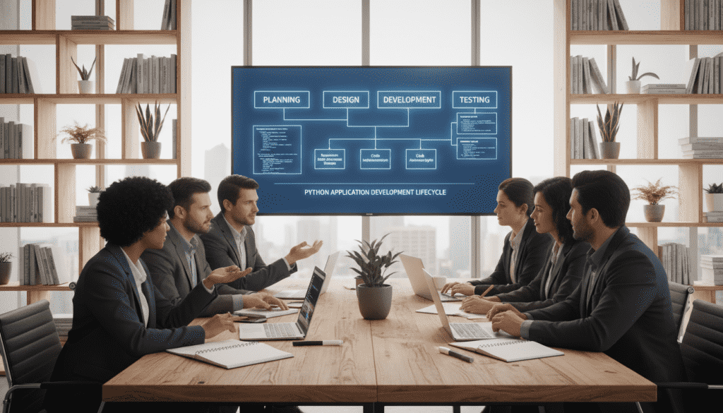 Custom Python Application Services development process