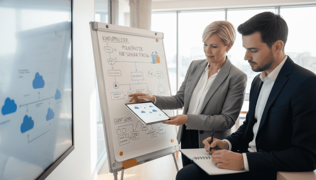 Framgångsrik implementering av moln-infrastruktur för svenska företag