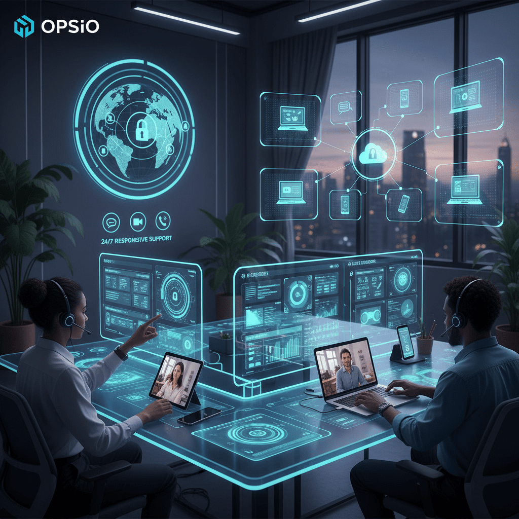 IT Helpdesk från Opsio: anpassad för moderna arbetssätt