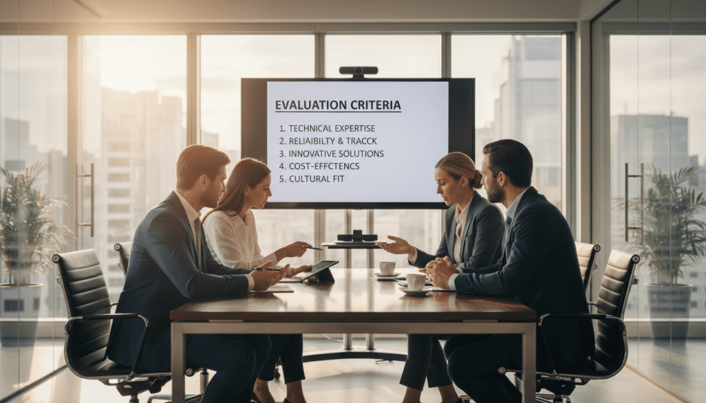 IT-konsulenter evaluering kriterier