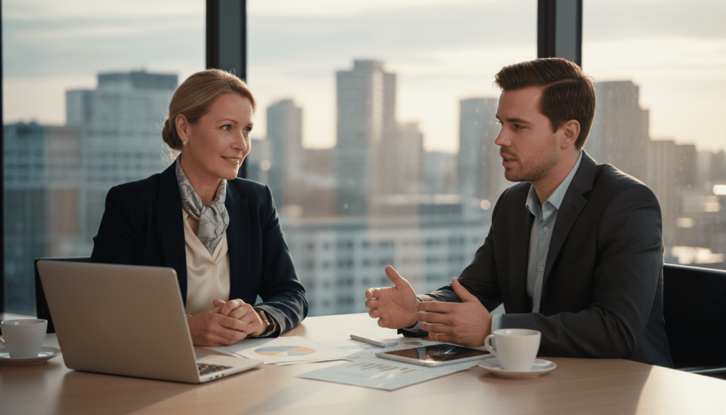 Kommunikasjon mellom bedriftsrådgiver og klient