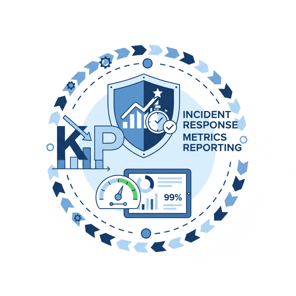 Metrics dashboard for incident response performance