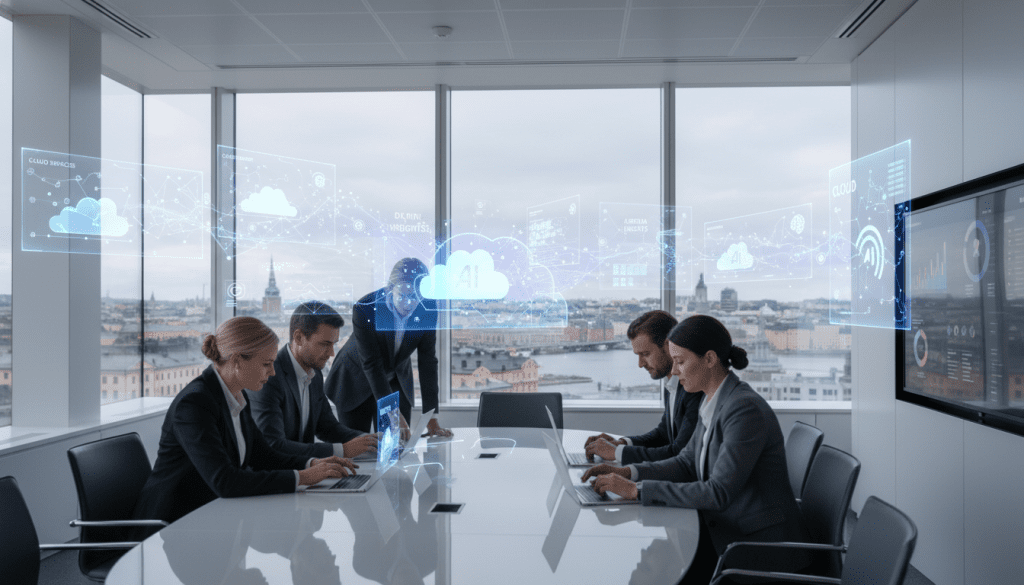 Molntjänster och AI-teknologi som driver digital transformation