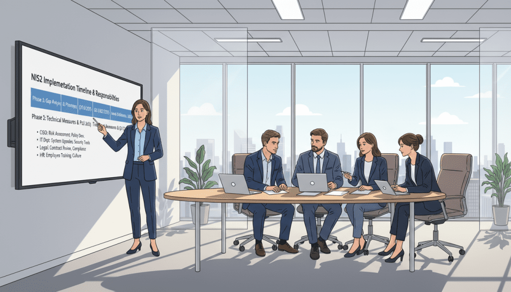 NIS2 implementering tidslinje och ansvar