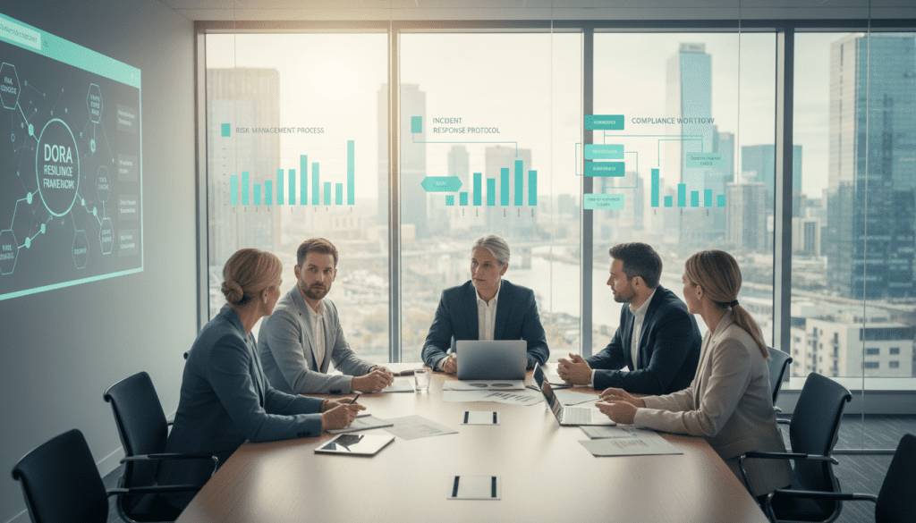 Organisationsstruktur digital motståndskraft och intern kontroll enligt DORA