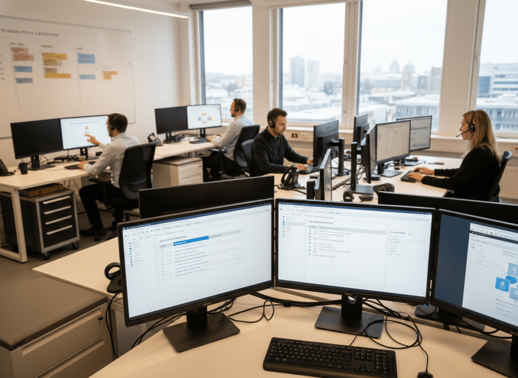 Service Desk och Servicedesk: tydliga flöden för incidenter, förfrågningar och åtkomst