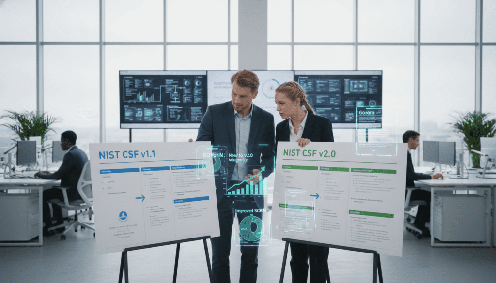 Vad är skillnaden mellan NIST 1.1 och 2.0?