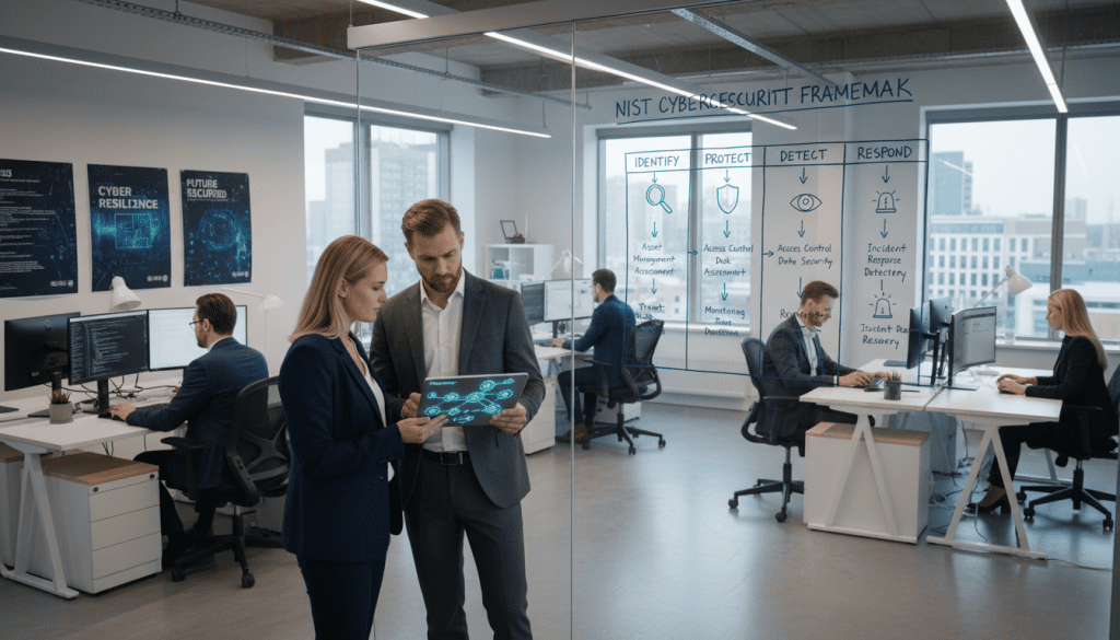 Vilka är de fyra stegen i NIST?