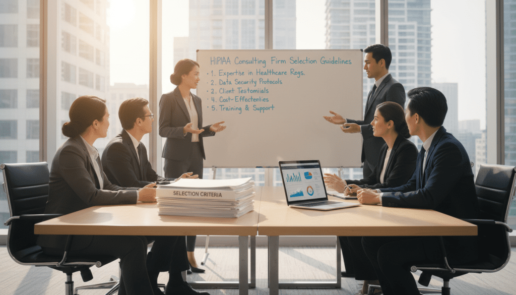 healthcare compliance consulting selection criteria