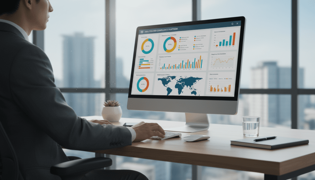 healthcare compliance software dashboard