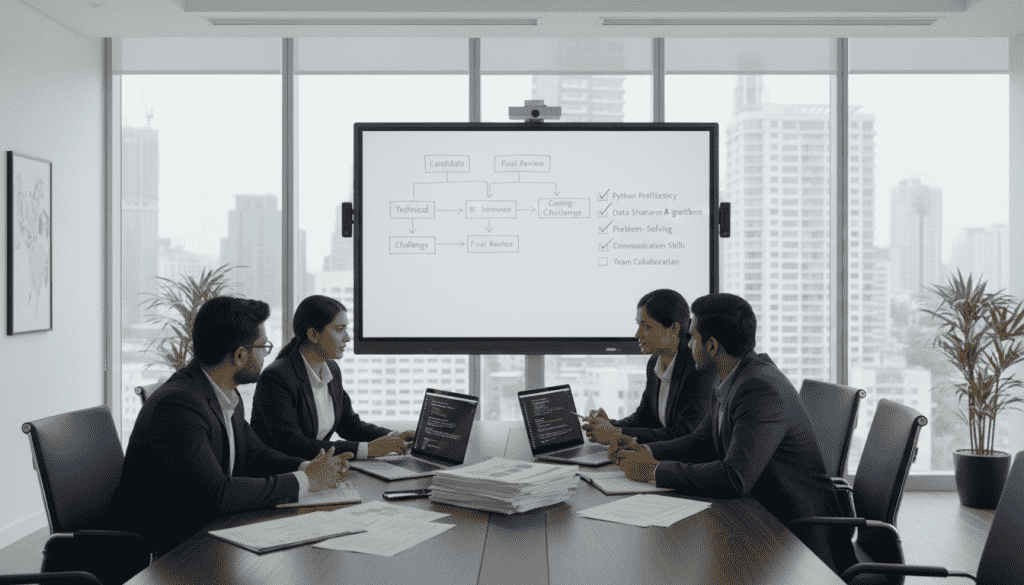 hire Python programmers in India evaluation process